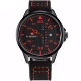 Leather Band Army Watch