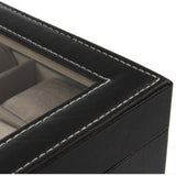 10 Grid Leather Display Box